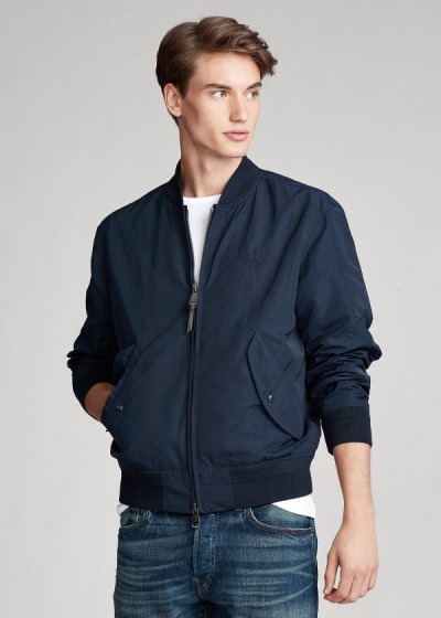 Chaqueta Bomber Polo Ralph Lauren Hombre Azul Marino - Lightweight - KJLVI3209